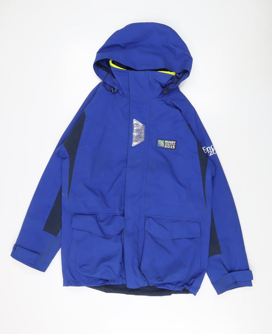 Musto Men's Blue Waterproof Rain Jacket Size S