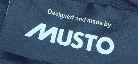 Musto Men's Blue Waterproof Rain Jacket Size S