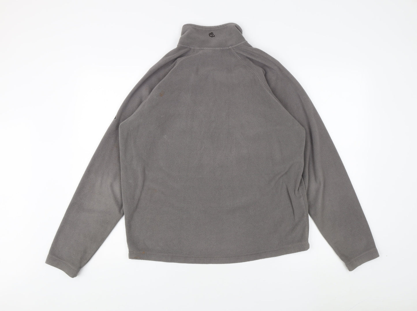 Craghoppers Men's Grey 1/4 Zip Fleece Sweatshirt S