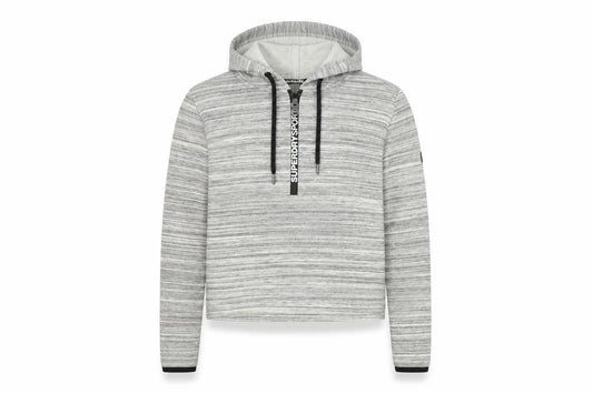 Unisex Adults UK S Regular Superdry Grey Pullover Hoodie