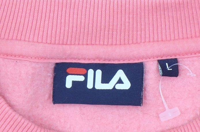 Fila Women's Pink Pullover Sweatshirt L