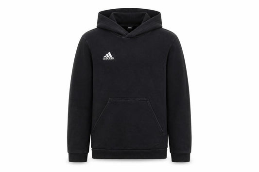 Adidas Boys Black Pullover Hoodie Size 12 Years