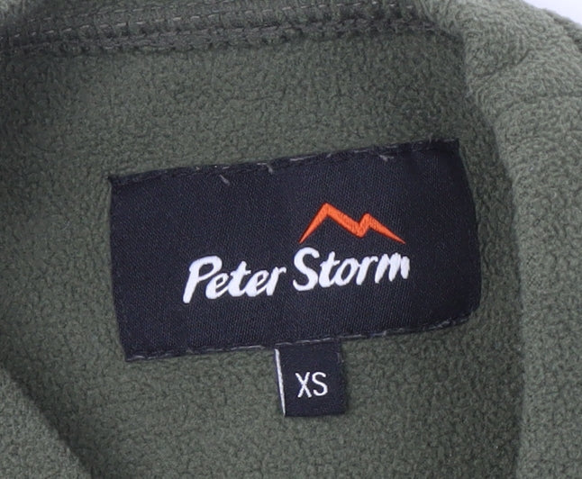 Peter Storm Men's Green Fleece Pullover Sweatshirt XS