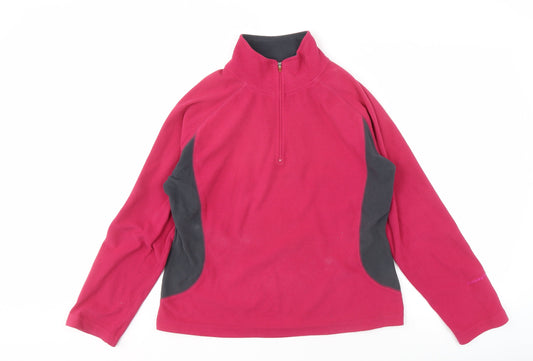 Peter Storm Women's Red Fleece Sweatshirt Size 14