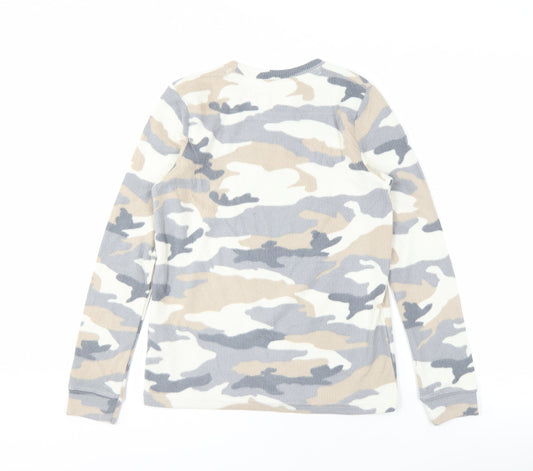 Abercrombie Kids Boys Camouflage Pullover Sweatshirt, 14 Years