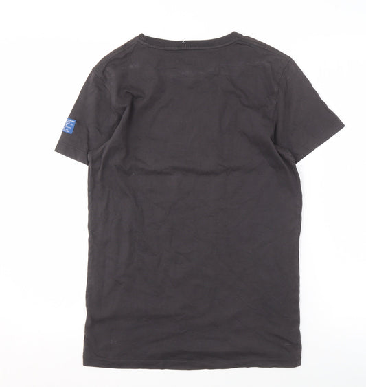 Jack & Jones Men's Black Graphic T-Shirt S