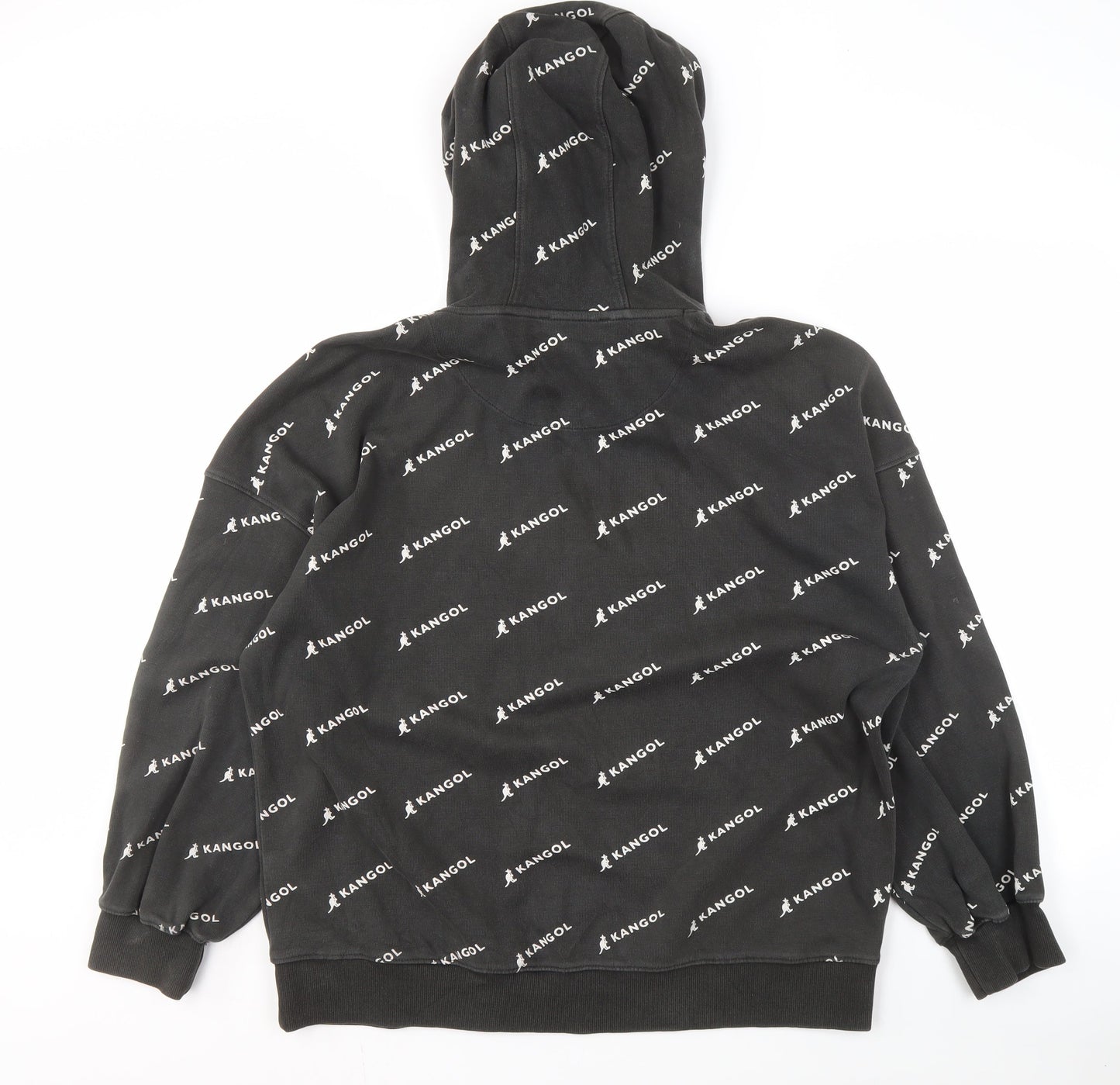 Kangol Women's Black Pullover Hoodie, Size 10