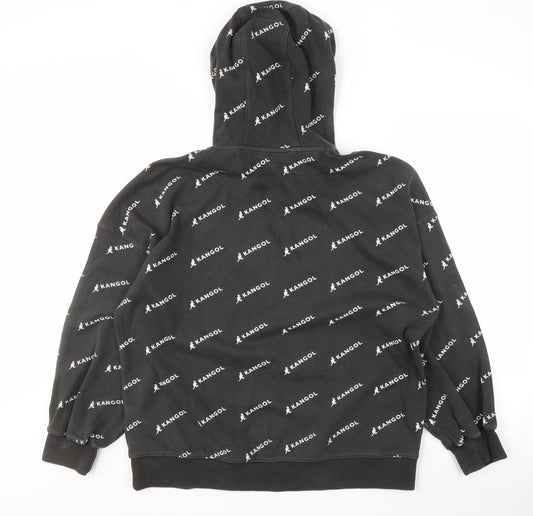 Kangol Women's Black Pullover Hoodie, Size 10