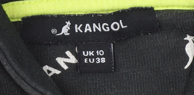 Kangol Women's Black Pullover Hoodie, Size 10