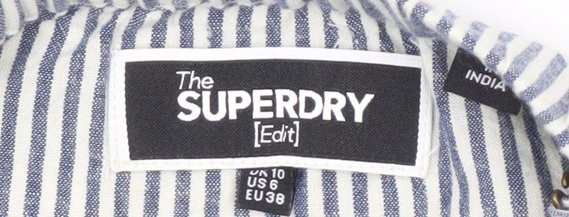 Superdry Women's Striped Dress, Size 10, Summer Ready