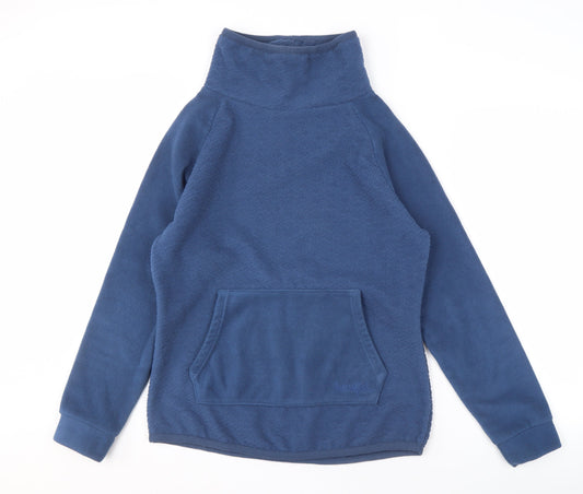 Weird Fish Women's Blue Pullover Sweatshirt, Size 10