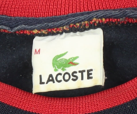 Lacoste Men's Black M Graphic Print Pullover Sweatshirt