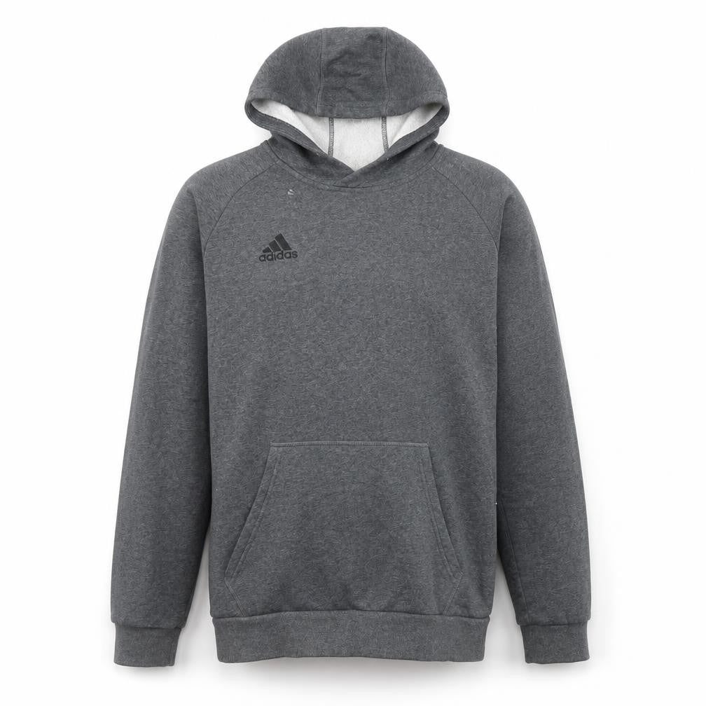 Mens UK L Regular adidas Grey Pullover Hoodie