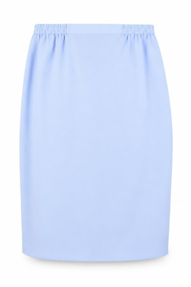 Front view of Frank Usher Women's Blue Midi Pencil Skirt -, size 12