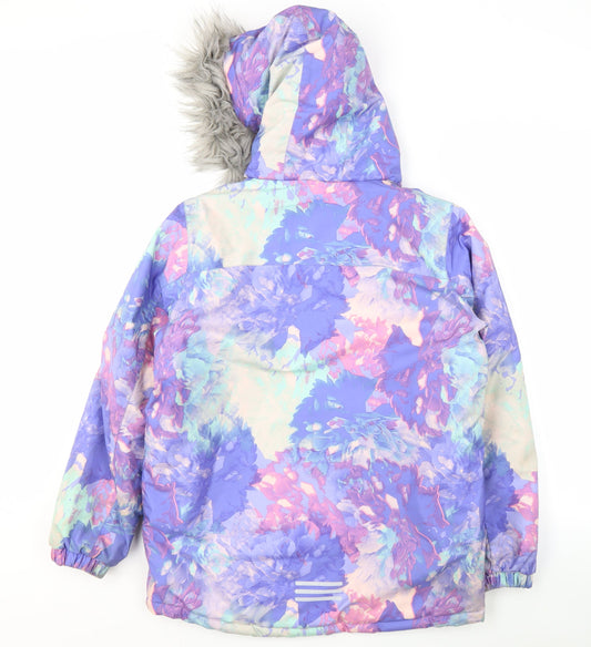 Mountain Warehouse Girls' Multicoloured Puffer Jacket 13 Years