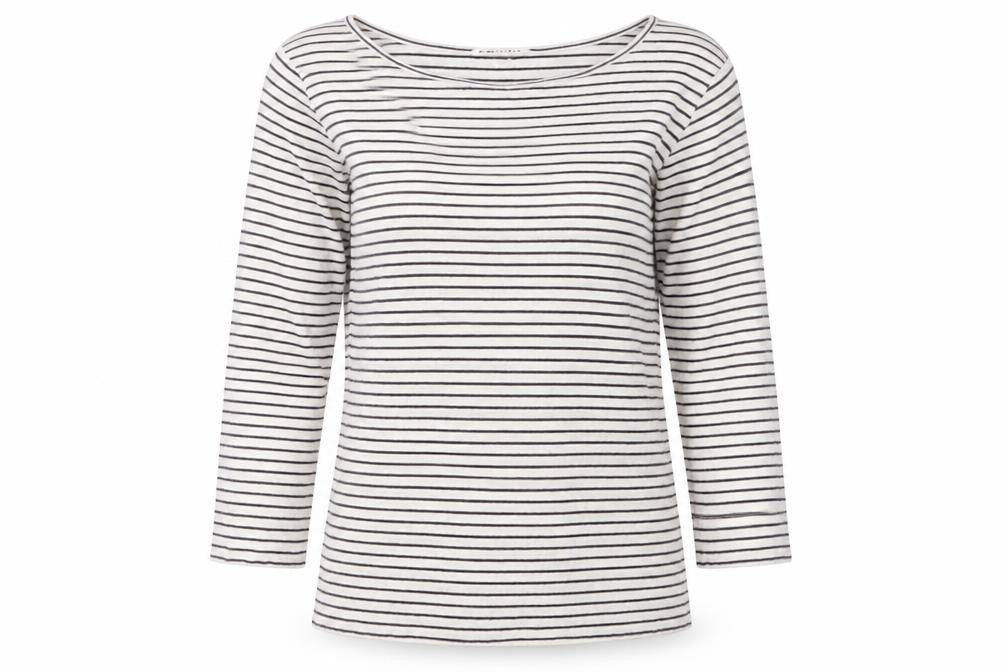 Womens UK Size 10 Whistles Multicoloured Cotton Blend T-Shirt