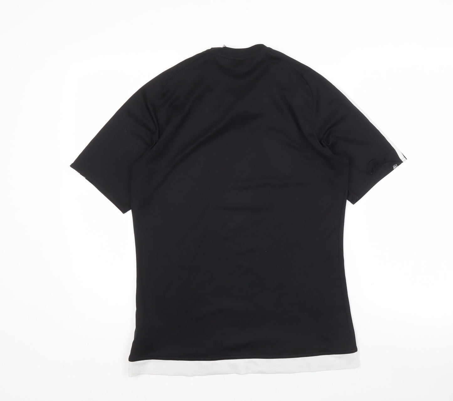 Adidas Men's Black S Athletic Jersey - Solid Polyester
