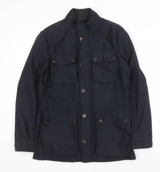 Ted Baker Men's Blue Military Jacket Size S