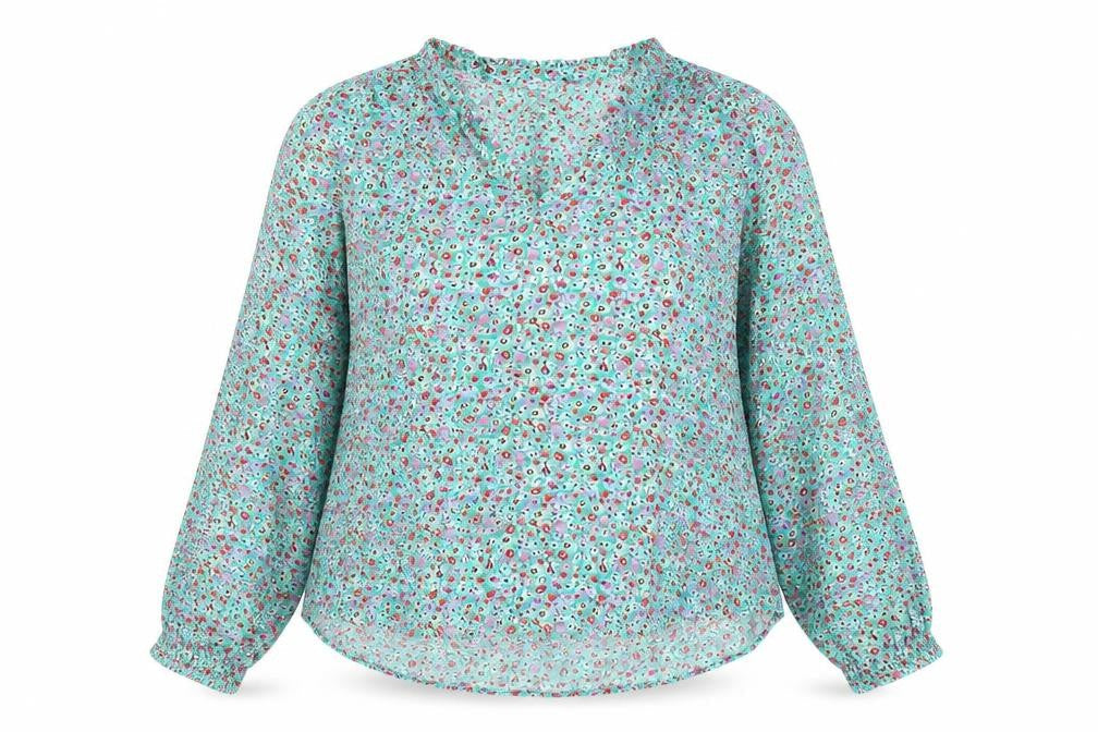 Marks and Spencer Women's Floral Blouse, Size 14, Multicoloured