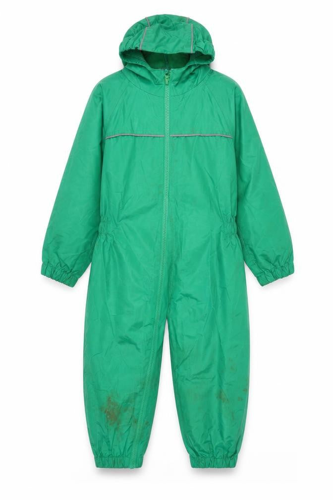Dry Kids Boys Green Snowsuit 5-6 Years Waterproof Hooded