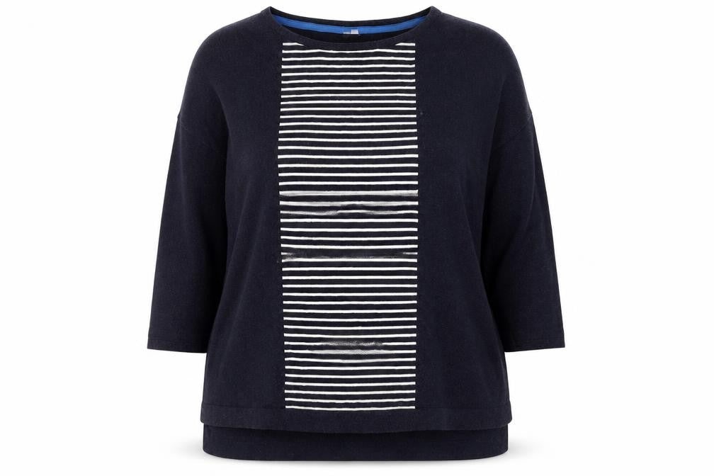 Womens UK 14 Relaxed White Stuff Blue Pullover