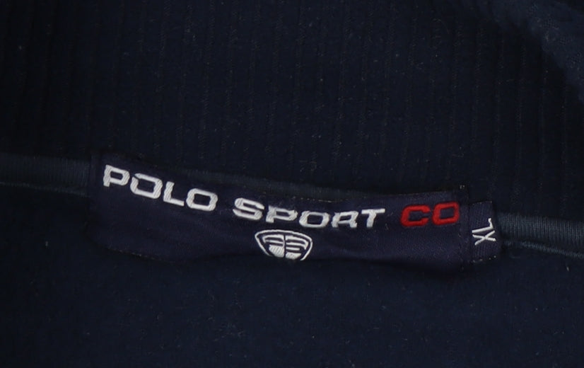 Polo Sport Men's XL Blue Fleece Jacket