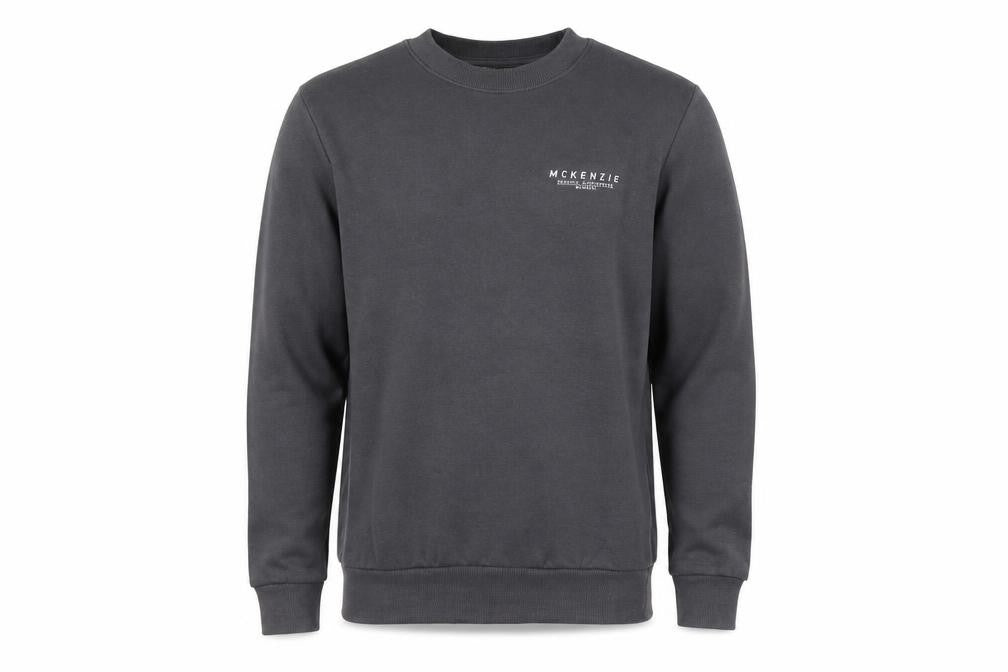 Mens UK S Regular McKenzie Grey Pullover Sweatshirt