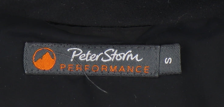 Peter Storm Black Men's Hooded Rain Coat Jacket S