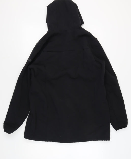 Trespass Women's Black Soft Shell Hooded Jacket XL