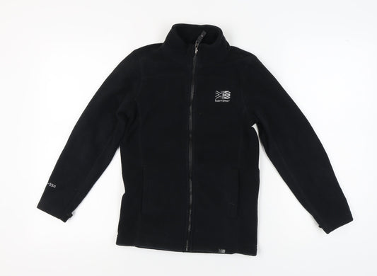 Karrimor Boys Black Fleece Sweatshirt 11-12 Years Hiking Jacket
