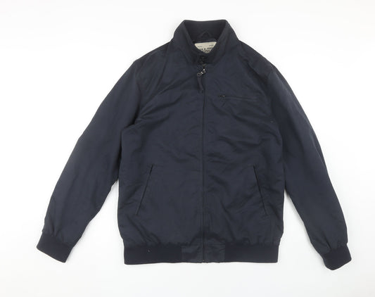Jack & Jones Men's Blue Bomber Jacket L