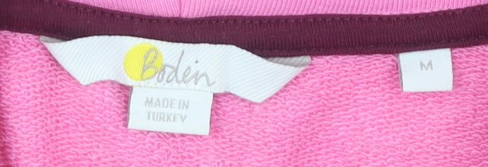 Boden Women's Pink Pullover Hoodie M Casual Long Sleeve