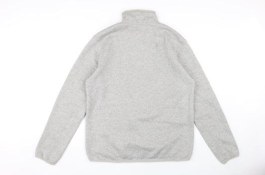 Karrimor Men's Grey Fleece 1/4 Zip Sweatshirt Size L