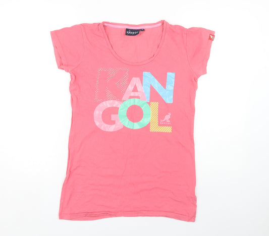 Kangol Women's Pink Basic T-Shirt Size 10