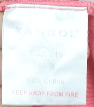Kangol Women's Pink Basic T-Shirt Size 10