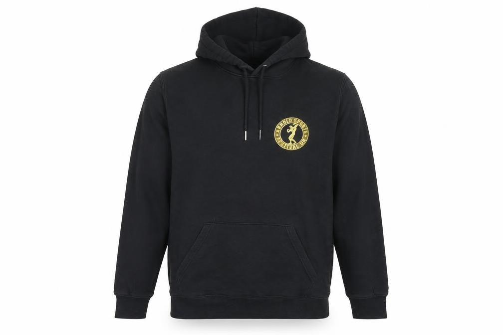 Stanley/Stella Black Hoodie M Unisex Pullover Sport Logo
