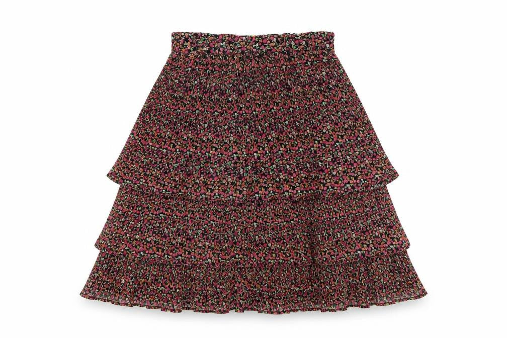Next Girls Floral Peasant Skirt Multicoloured 11 Years Chiffon