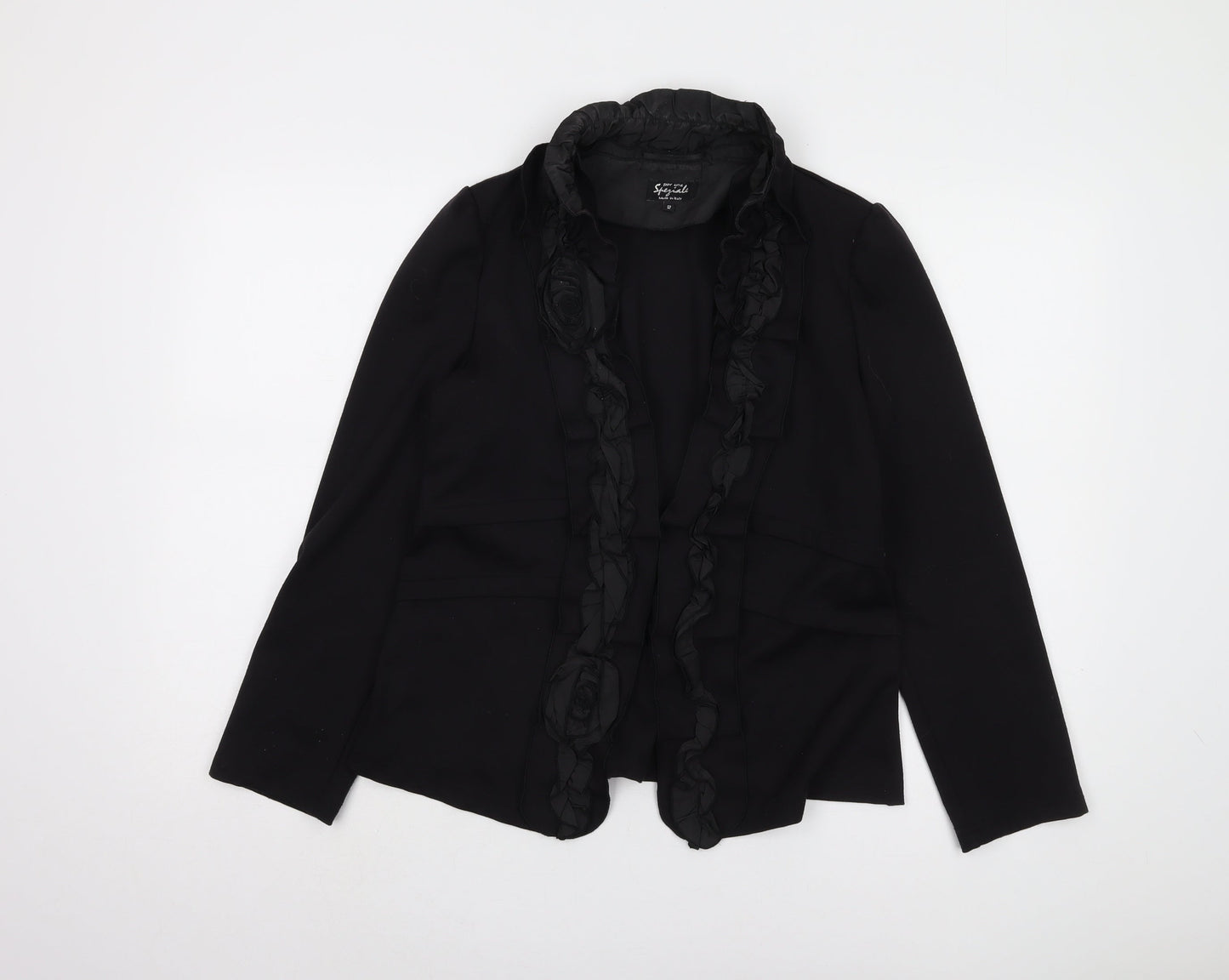 Marks and Spencer Women's Black Long Sleeve Jacket Size 12