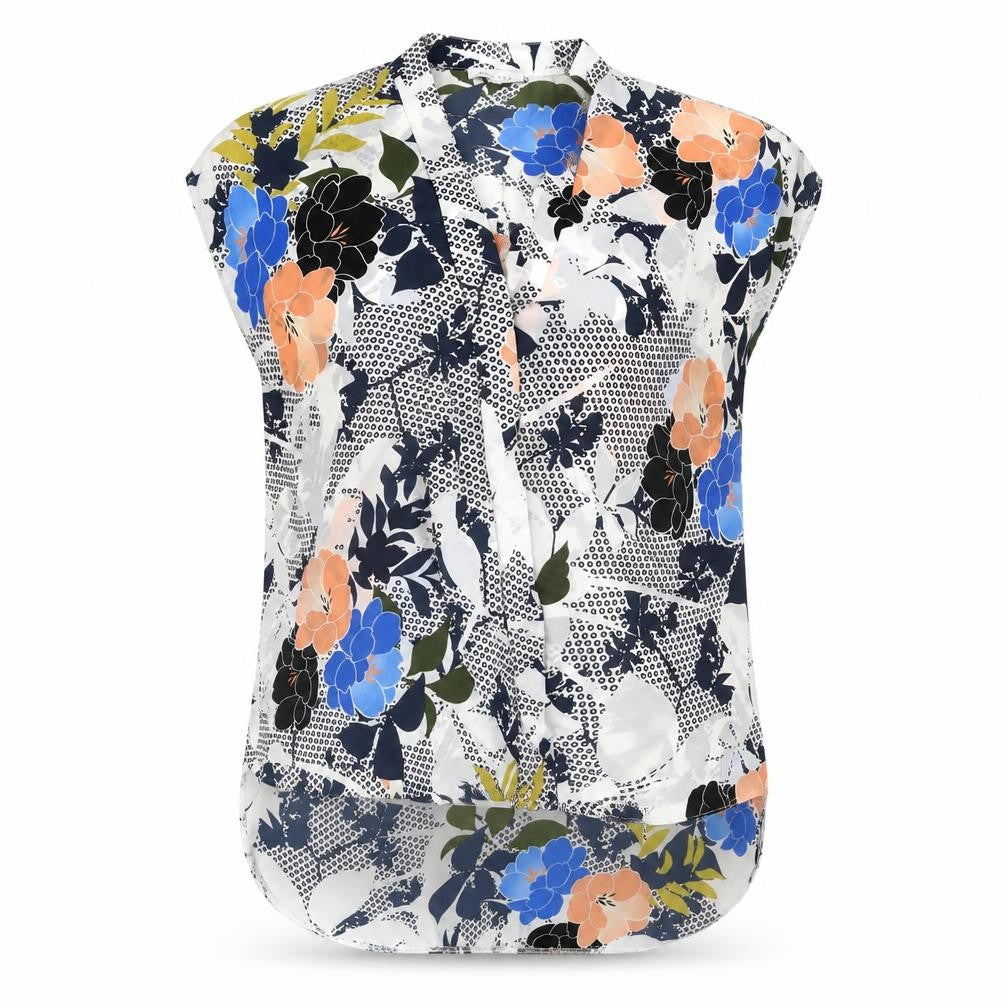 Womens UK Size L Kew 159 Multicoloured Polyester Blouse