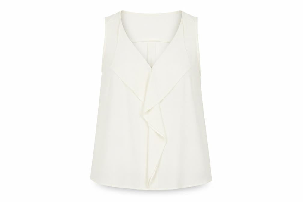 Marks and Spencer Women Ivory Tank Top, Size 14