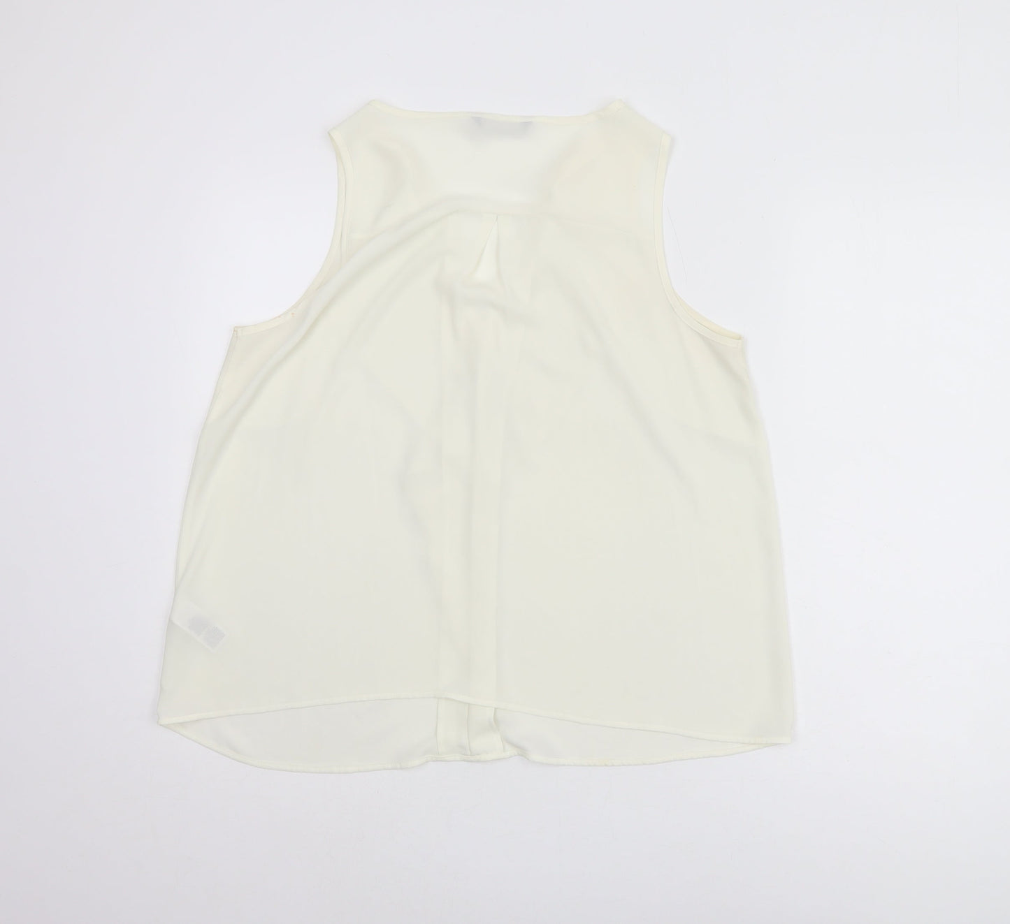 Marks and Spencer Women Ivory Tank Top, Size 14
