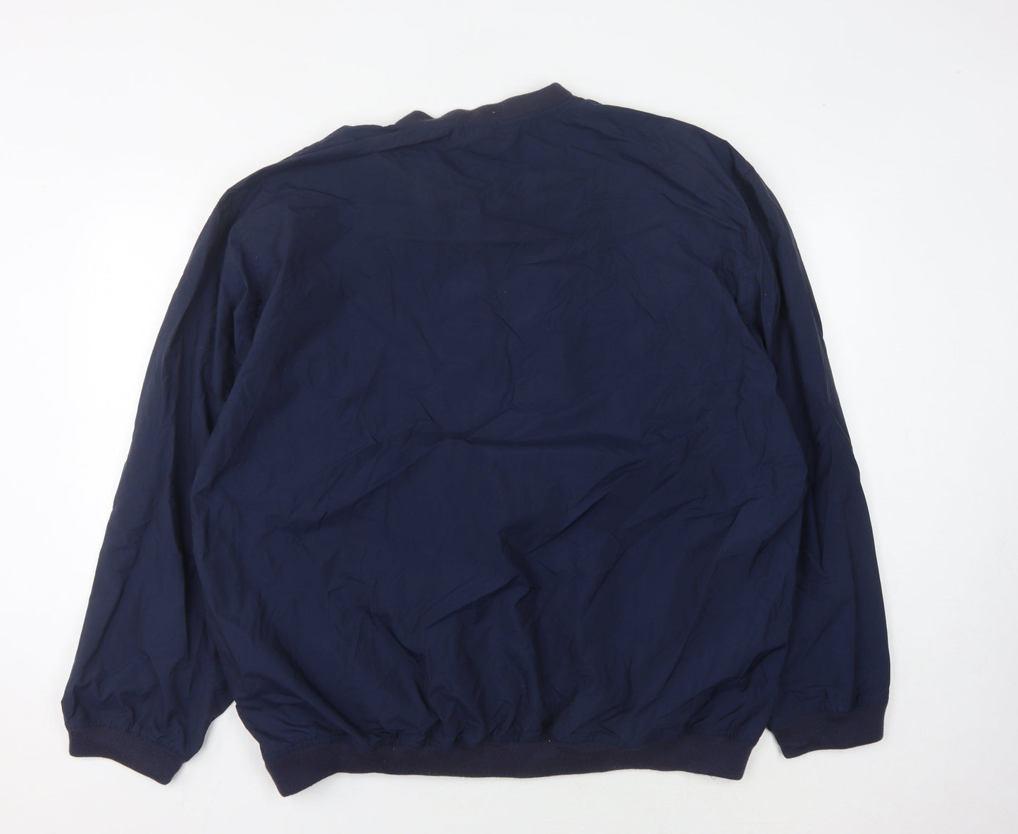 IZOD Men's Blue XL V-Neck Sweatshirt with Logo