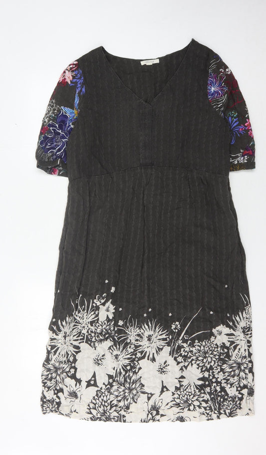 White Stuff Women's Floral V-Neck Dress, Size 18
