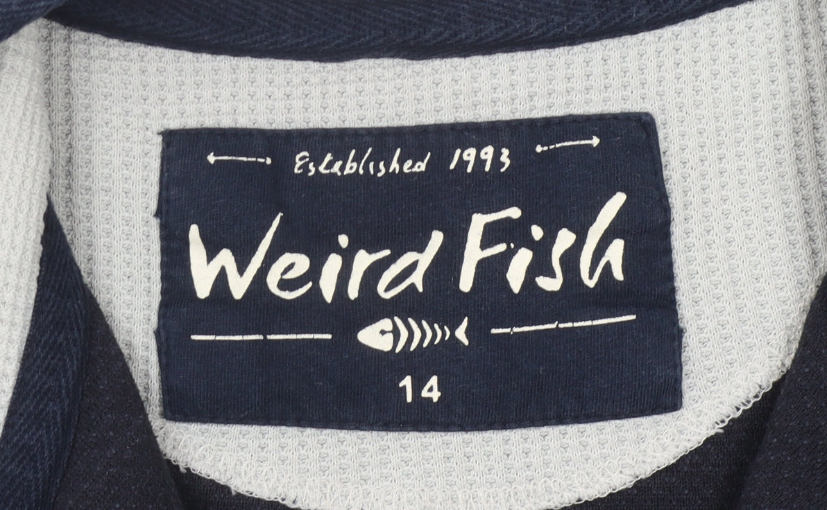 Weird Fish Women's Blue Jacket, Size 14 - Casual Outdoor Wear