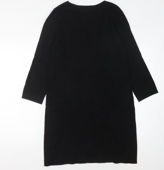 Hobbs Women's Black Shift Dress - Size 10