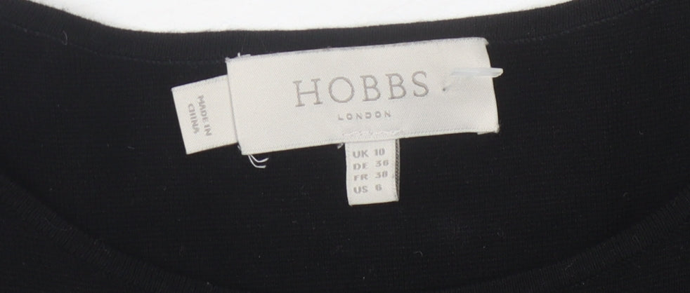Hobbs Women's Black Shift Dress - Size 10