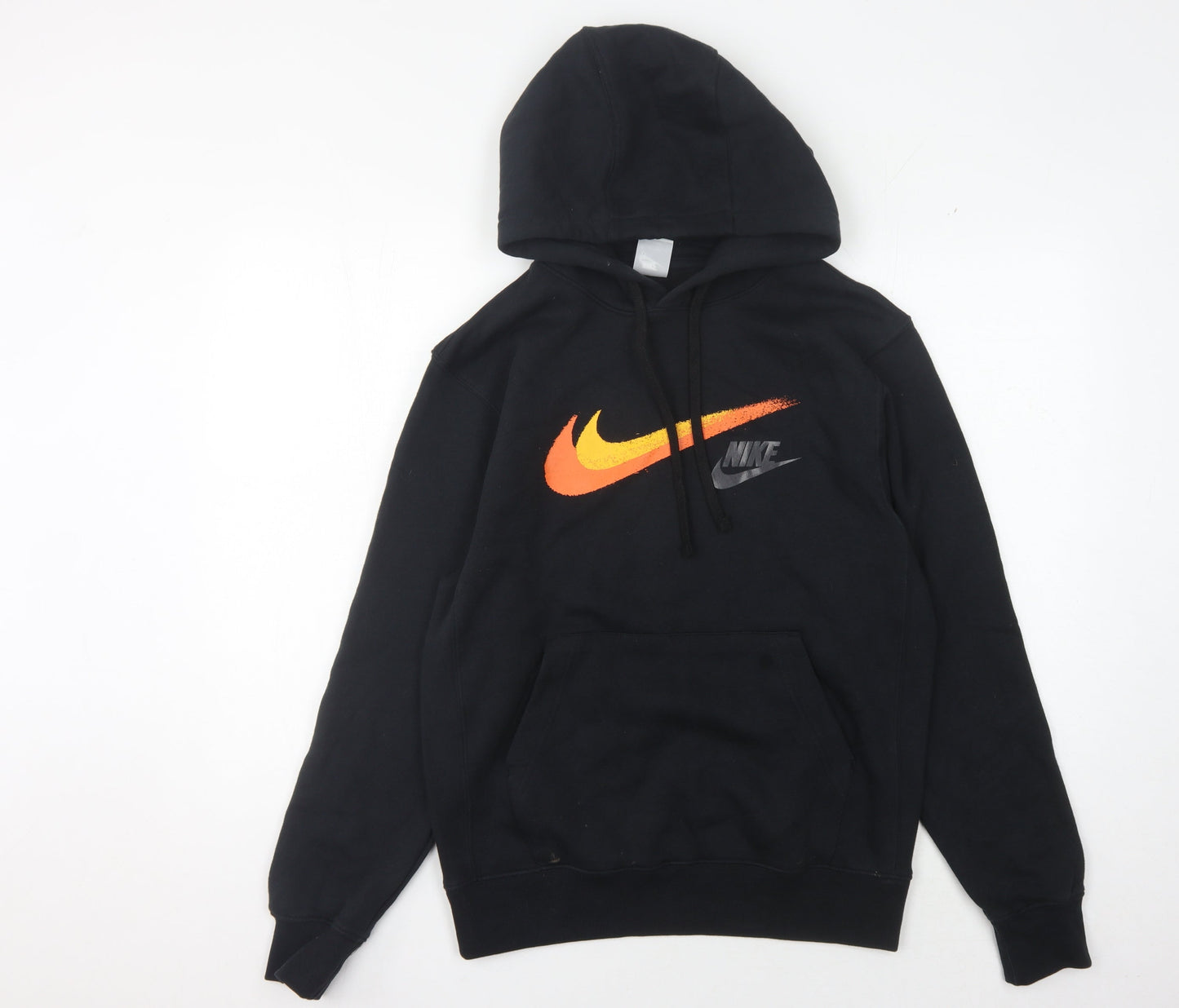 Nike Men's Black Pullover Hoodie XS Sports Logo Design
