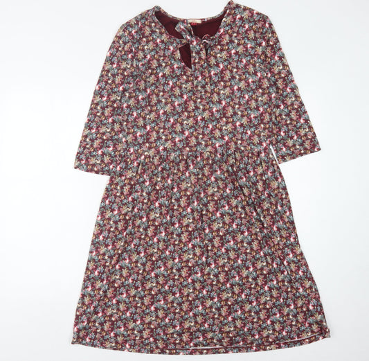 Joe Browns Women's Multicoloured Floral A-Line Dress Size 14