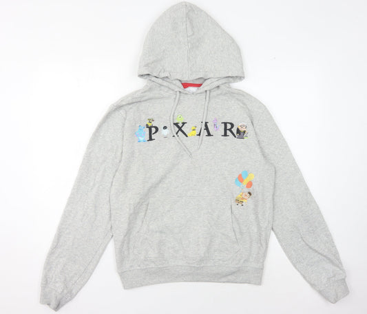Disney Pixar Grey Hoodie Unisex Adults S Pullover