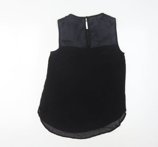 L.K. Bennett Black Women's Silk Blouse Size 8